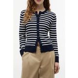 Tommy Hilfiger Coton torsadé fin Ls Dark N Navy/ivory Petal Breton Stp Taille : XL