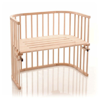 Babybay Maxi Aanschuifbedje - Hout - Ovaal - 2 jaar garantie