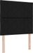 vidaXL LED Box Spring Bed with Headboard Black 120 x 190 cm Fabric