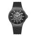 Glock GW-14-1-24 Montre automatique pour homme Acier noir Silicone Verre saphir 10 ATM