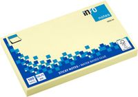 Info Notes Info sticky notes - 100 vel - 125x75mm - geel