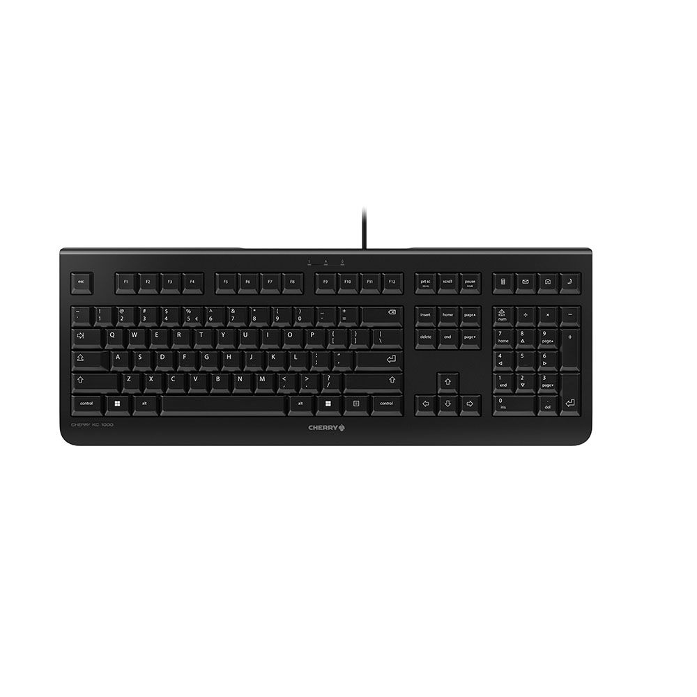 CHERRY KC 1000 - USB - QWERTY - US English - Black