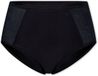 SCHIESSER Midi Dames Slips Zwart Effen 85% Polyamide / 15% Elastaan Maat XL