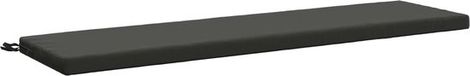 vidaXL Bankkussen SOEST 100% Polyester Antraciet 160 x 40 x 5 cm