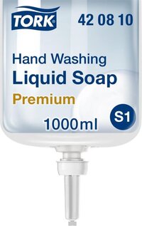 Tork S1 Premium Vloeibare Handzeep - Ongeparfumeerd - 1000ml - 6 stuks