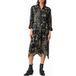 AllSaints Robe Maia Assam Noir Taille : 34