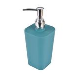 Douceur d'intérieur Zeepdispenser vitamine blauw/smaragd kunststof soft touch