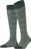 FALKE Snow Glitter kniekousen dames groen - maat 39-42