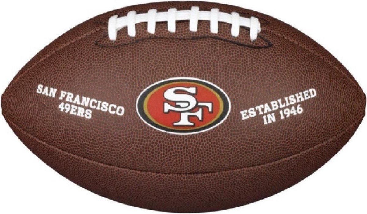 Wilson NFL Licensed 49Ers American Football - Brown