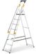 DRABEST Aluminium ladder 8 treden PRO met leuningen