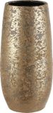 Deco by Boltze Luxe bloemenvaas goud motief 35 x 17 cm keramiek