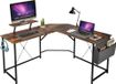LoftInspired AMORA RUSTIC Hoekbureau met aanbouw