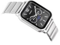 Casio MTP-M305D-1A Herenhorloge - Ø 34 mm - Analoog - Maanfases - Zilverkleurige stalen band