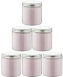 Claudius Cosmetics B.V. Scrubzout Rozen 300 gram - Pot met aluminium deksel - set van 6 stuks - Hydraterende Lichaamsscrub