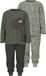 NAME IT Jongens Pyjamaset NMMNIGHTSET 2P AOP NOOS - Dierenprint - Lange Mouw - 95% Katoen/5% Elastaan - Seagrass - Maat 98/104