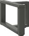 Syfax Salontafelpoten 2 st T-vormig 40x25x(30-31) cm staal antraciet