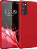 kwmobile telefoonhoesje geschikt voor Samsung Galaxy S20 FE - Back cover - Klassiek rood