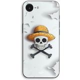 Maniacase iPhone 17e-hoesje One Piece Doodshoofd Logo Grijze Achtergrond
