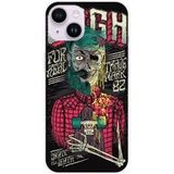 Apple iPhone 14 Skull urgh bedrukt siliconen hoesje