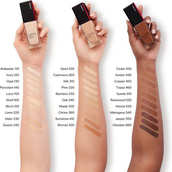 Shiseido Synchro Skin Radiant Lifting Foundation 450 Copper 30ml