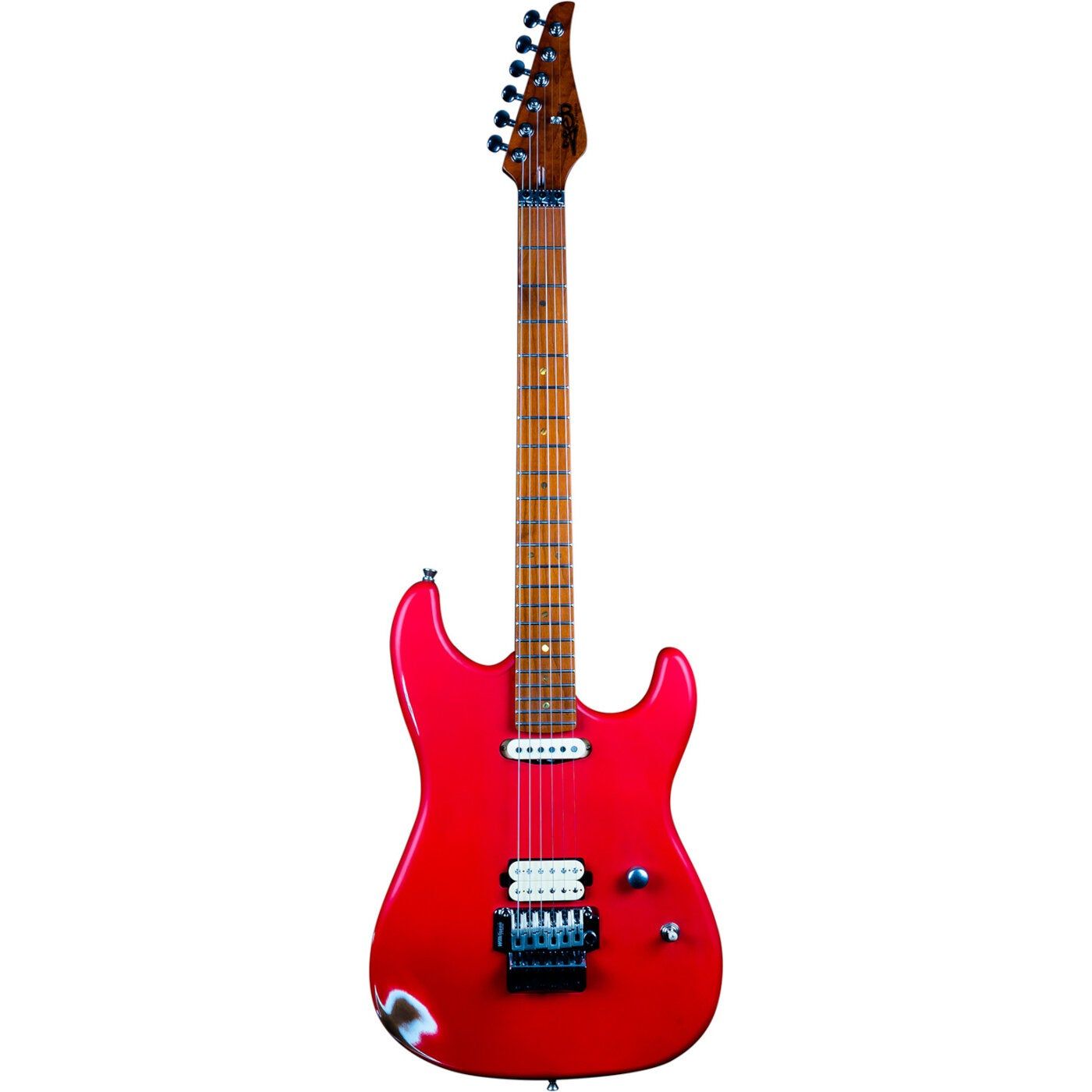 JET Guitars JS-850 FR Red Distressed Electric Guitar