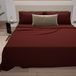 PETTI Artigiani Italiani beddengoedset, bordeaux, 90x200