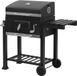 Merkloos Bbq - Barbecue - Bbq houtskool - Houtskool grill - Bbq met deksel - Hoogte verstelbare Bbq - Bbq staand met wielen - Zwart