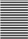 vidaXL Zebra Rolgordijn 155x230 cm Zwart