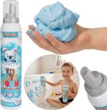 sarcia.eu TUBAN Hypoallergene badschuim, blauw badschuim voor kinderen, verzachtend - Fluffy Slime 200 ml