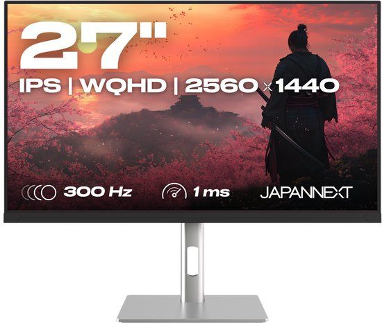 JAPANNEXT Gaming Monitor 27" IPS WQHD 300Hz 1ms