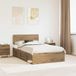 Prolenta Maison Exclusive Lit exclusif - Structure de lit en chêne massif artisanal, dimensions 120 x 190 cm, en bois de pin massif