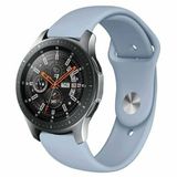 By Qubix Qubix Rubberen Sportband Lichtblauw voor Huawei Watch GT 6 / GT 7 / GT 6 Pro / GT 7 Pro - 46mm