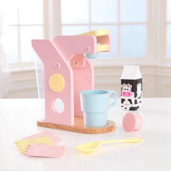 KidKraft Houten Pastel Koffieset - 3+ jaar