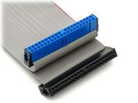 PremiumCord Platte kabel voor HDD 80 draad ATA 66, 3 stekkers, 45 cm