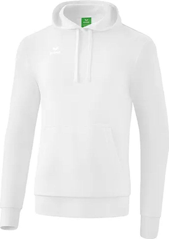 Erima Basic Sweatshirt met Capuchon Heren Wit Maat 3XL - Voetbal