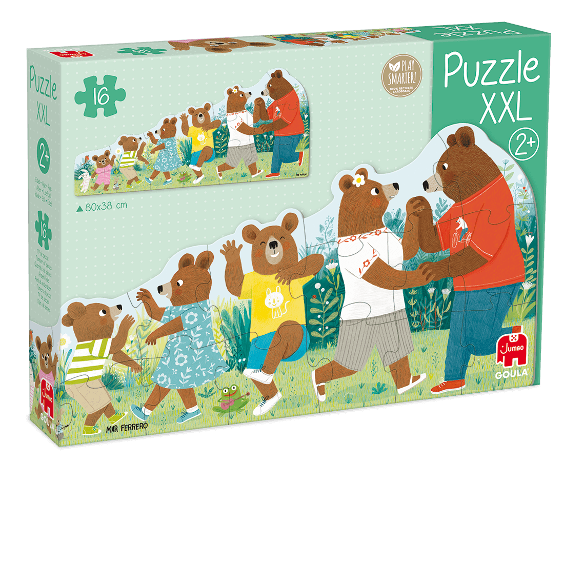 Goula Puzzle XXL Beren Familie - Puzzel voor kinderen vanaf 2 jaar