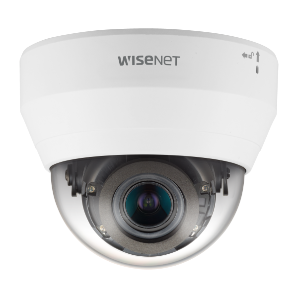 Hanwha QND-7082R - IP Beveiligingscamera - Dome - Wit