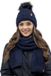 Vivisence Dames Winter Muts En Sjaal Set - Donkerblauw