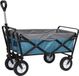 Velori Chariot pliable 100L - Bleu/Gris