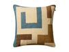 Chhatwal & Jonsson Housse de coussin Aman 50x50 cm Heaven bleu-taupe-kaki