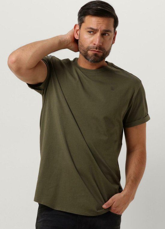 G-Star Raw Lash R T S/s T-shirt - Men - Dark Green - Size M