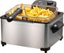 alpina Frituurpan Dubbel 5 Liter - Friteuse met Instelbare Thermostaat - Frietpan 2000W - RVS