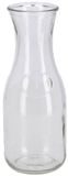 Merkloos Glazen water karaf - 0,5 liter - Transparant