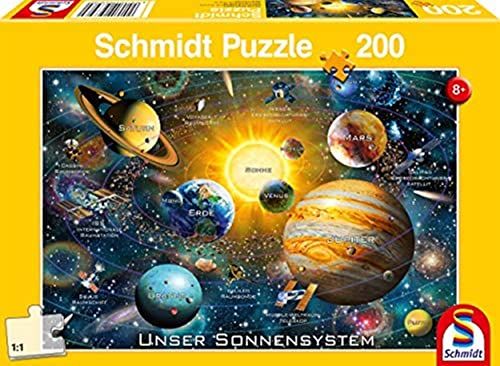 Schmidt Spiele 56308 Ons zonnestelsel - 200-delige kinderpuzzel