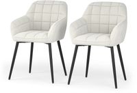 Vicco Relio Eetkamerstoel – Set van 2 Beige