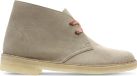 Clarks Desert Boots Beige Leer Vrouwen Maat 41