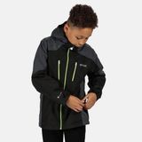 Regatta - Kids' Calderdale Waterproof Hooded Walking Jacket - Jas - Kinderen - Maat 14 Jaar - Zwart