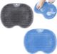 Ibenzoa® Set de deux tapis de douche fins pour soins des pieds et relaxation