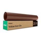 Cricut Opstrijkbaar | Bruin | 6m (20ft) | Warmteoverdracht Vinyl Roll | voor gebruik met alle Cricut snijmachines