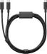Native Union Belt Cable - Zwart - USB-C naar 2USB-C - 2M - 140W